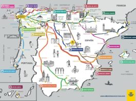 Mapa Caminos De Santiago