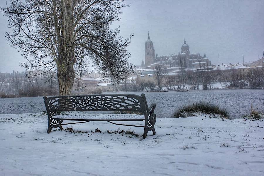 Nieve en Salamanca